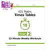 【中商原版】英国CGP KS1 Maths: Times Tables 10-Minute Weekly Workouts - Year 2 商品缩略图0