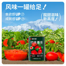 【新疆大番茄 自然完熟】番时番新疆切块番茄400g*5罐