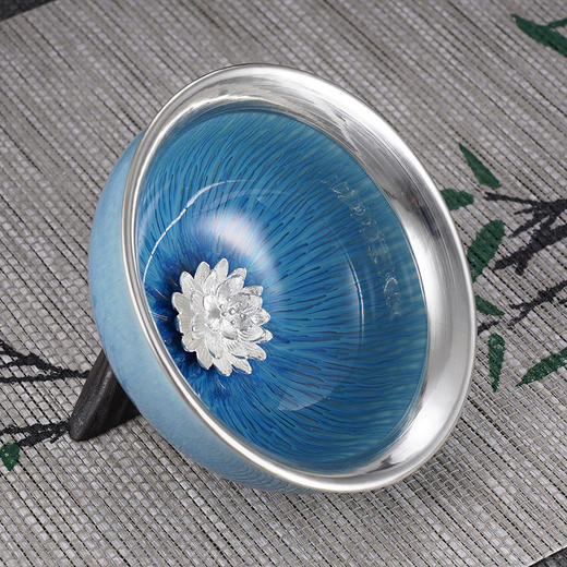子佩集S990银蓝釉茶具【JLCB003】莲花2312 商品图1