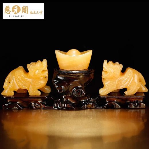 慈元阁定制貔貅摆件家居办公礼品工艺品客厅装饰元宝高端摆设 商品图2