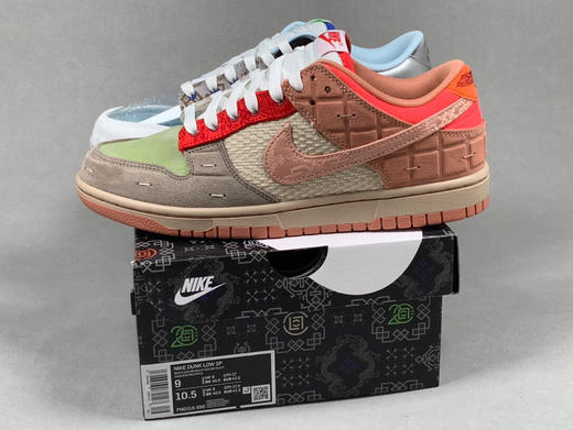 秋冬特惠💰630 莞产版本 # CLOT x NK Dunk Low "The What? " 商品图6