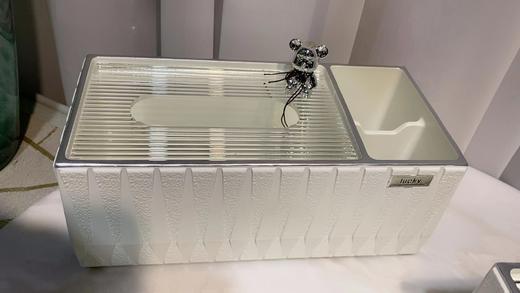 纸巾盒暴力熊纸盒摆件高级轻奢客厅茶几多功能收纳2103 商品图0