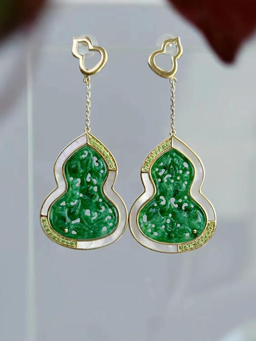 下架|福禄双全翡翠耳环 [福利品 .不支持货款储值提货] 商品图0