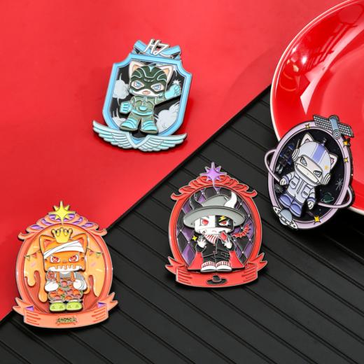 【BAOBAO】 COS SHOW 系列双层双扣金属徽章 商品图2