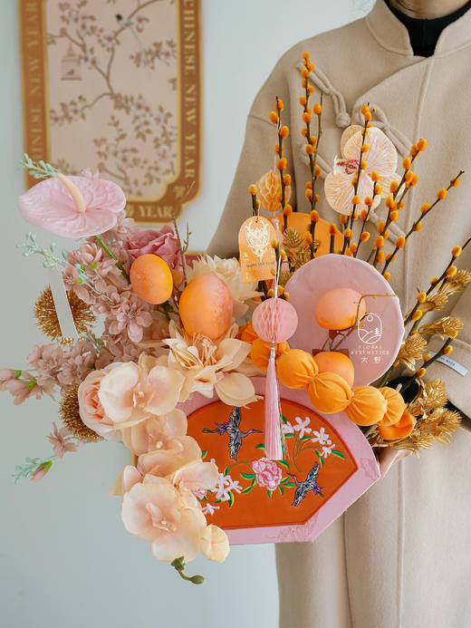 刺绣扇形花盒（29*9.5*20CM） 商品图11