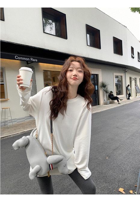 秋冬续命打底 330G双面澳绒面料 秒速热🔥非常暖和 双面澳绒白t 商品图1