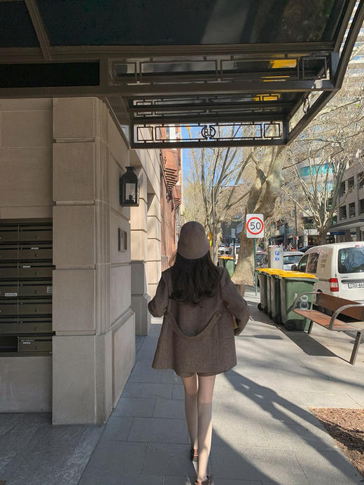 金蘑菇菇 今天巴黎有雨 可可马甲 /复古马甲 可搭配牛仔裤/西裤 商品图2