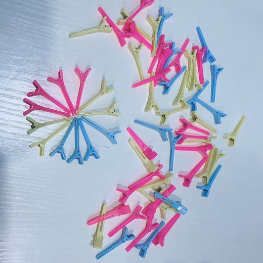 定位夹烫发分区夹冷烫定位夹美发店工具彩色带弹簧小夹子造型夹 商品图0