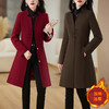 毛呢外套，新款中式盘扣秋冬加棉高级时尚百搭大衣外套HR-JXYR8271 商品缩略图2