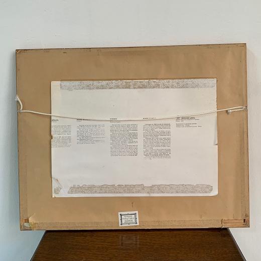 西洋古董钢板印刷挂画 三款入AU244 商品图6