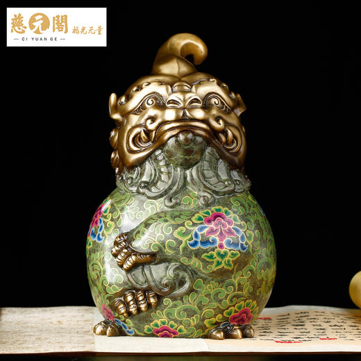 慈元阁2024年方位吉祥礼物步步生莲貔貅摆件玄关装饰摆设书房客厅 商品图0