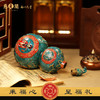慈元阁定制福禄满盈釉彩黄铜福心家居摆件琉璃生肖吉祥装小众饰品 商品缩略图2