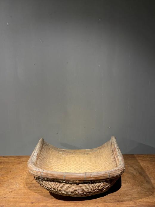 竹架蒲草编老簸箕，顺丰包邮 商品图11