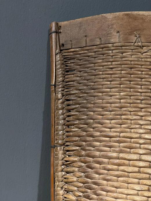 竹架蒲草编老簸箕，顺丰包邮 商品图5