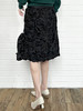 TYNVIE 荷叶开衩翻腰边半身裙 - 黑色 商品缩略图4