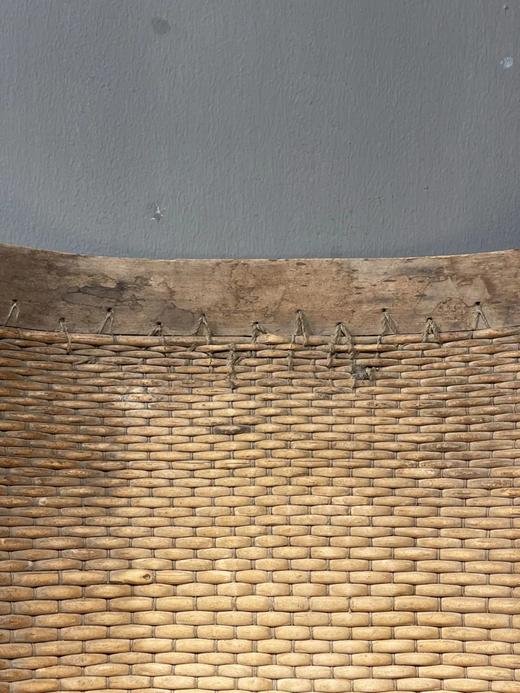 竹架蒲草编老簸箕，顺丰包邮 商品图3