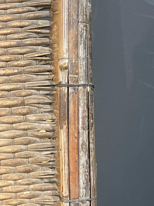 竹架蒲草编老簸箕，顺丰包邮 商品图13