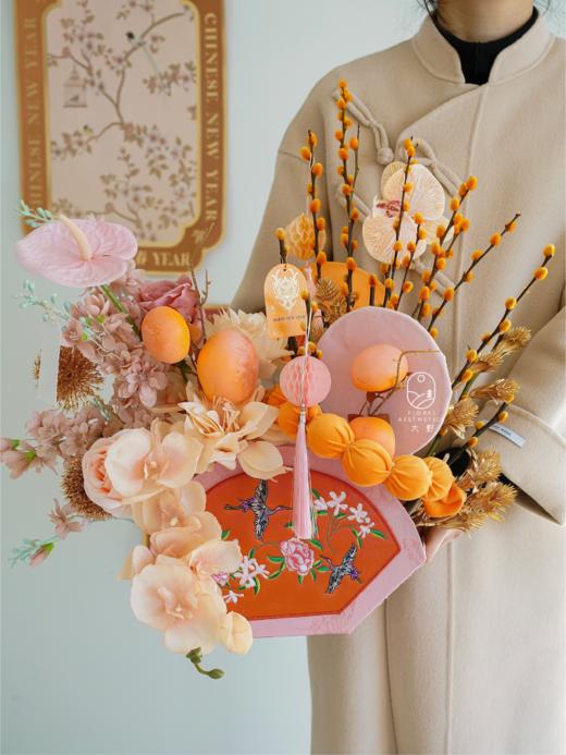 刺绣扇形花盒（29*9.5*20CM） 商品图10