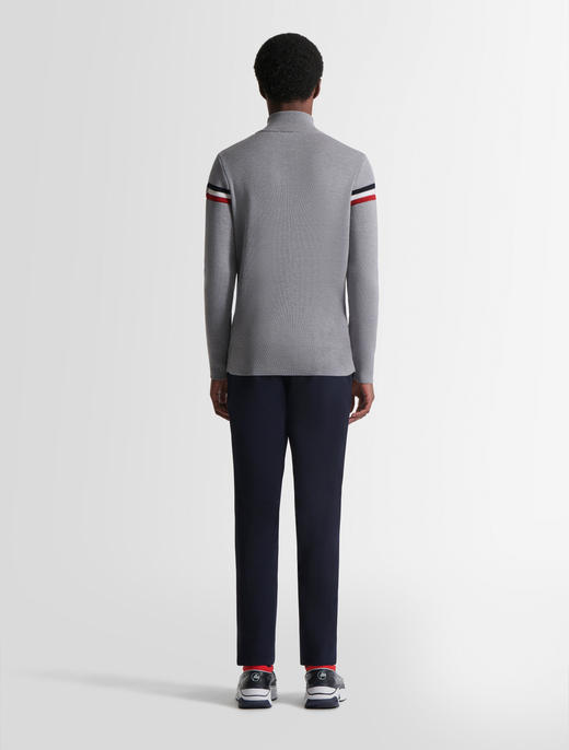 Fusalp - Wengen IV - Silice/Mari - 男装 - 套头衫 - 灰色/多色 商品图1