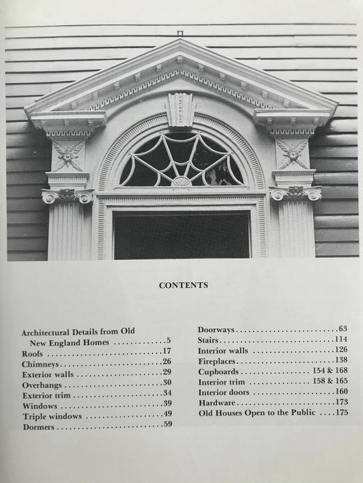 老新英格兰房屋建筑细节图集 数百幅插图 平装16开 商品图5