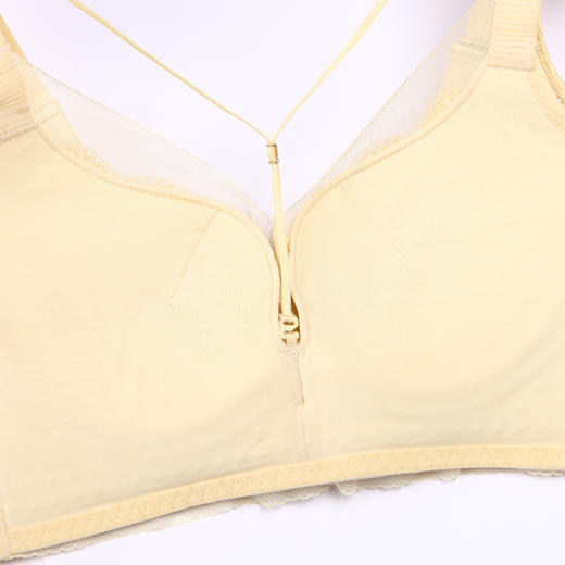 都市丽人舒软挺塑轻塑调整型内衣女蕾丝塑身ABC杯3/4杯AB中厚C薄文胸树脂胶圈四排扣LJ44A2 商品图8