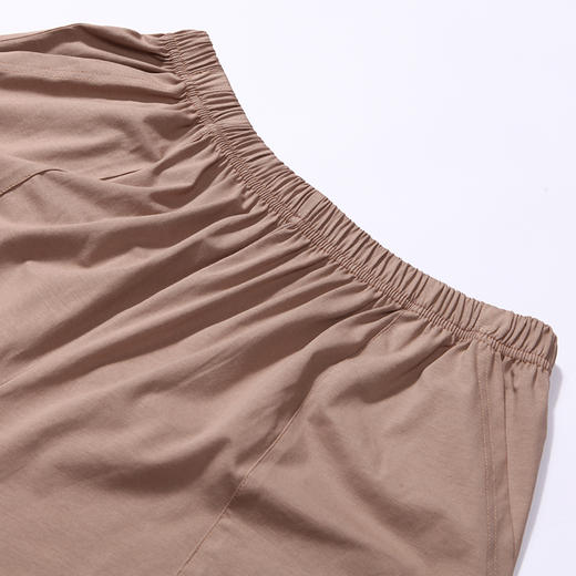 都市丽人都市锋尚舒适外出春夏睡衣男32支CVC单面家居服薄款短袖短裤男士套装FH42A6 商品图6