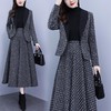 NYL- 95020秋冬新款时尚洋气西装外套+半身裙两件套显瘦减龄 商品缩略图0