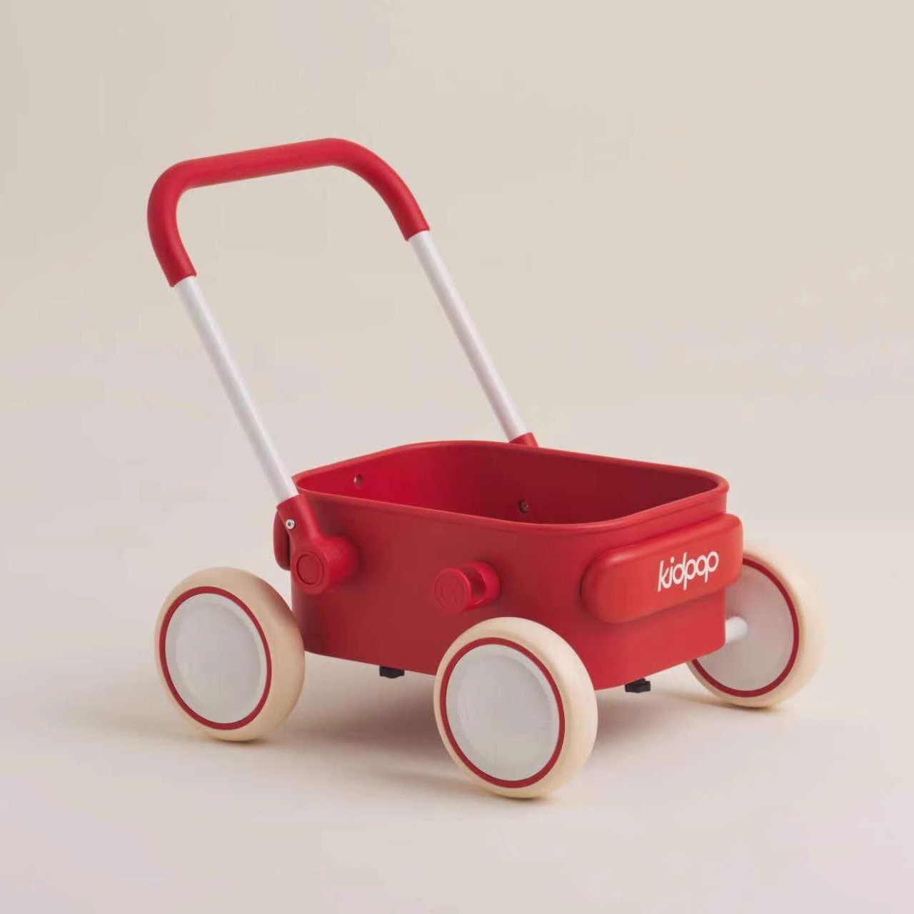 Kidpop 婴童多功能手推车学步车男女宝宝生日礼物玩具车(塑料斗)  7月-3岁