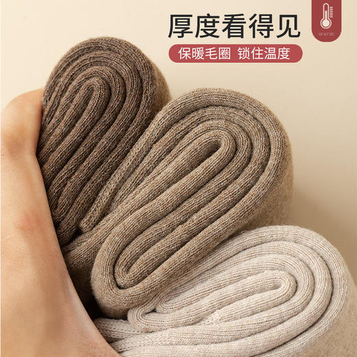 【任选3双】超长过膝保暖‼ ‏加厚加毛圈☁保暖时髦，⁮点亮秋冬穿搭❗ 商品图3
