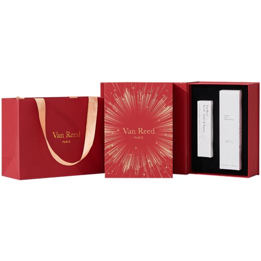 发货法国Van Reed节日限定香氛套装礼盒 圣诞红+新年红配色节日氛围拉满 水润保湿，持久留香身体乳+护手霜法式浪漫高定香氛，特调四款香型 商品图4