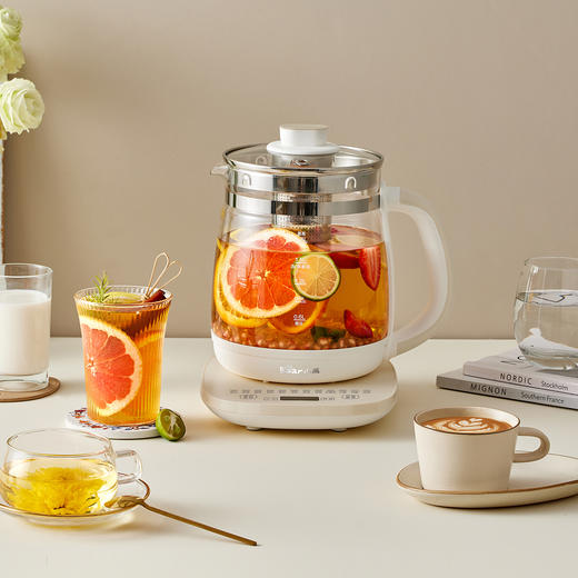 【小程序】小熊(Bear)养生壶全玻璃1.8升大容量智能煮茶器花茶壶 家用办公室多功能煮茶壶烧水壶 带滤网 YSH-C18Z5 商品图8