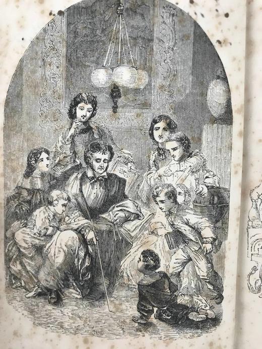 约19世纪后期 家庭百科全书 约百幅精美版画插图 漆布精装32开 商品图2