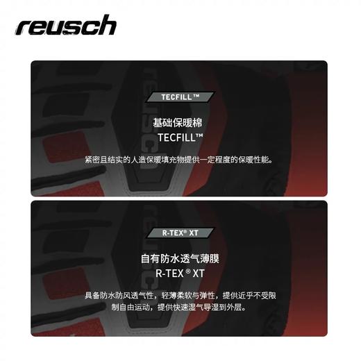 Reusch炫驰男士防水保暖防护高山滑雪世界杯竞技滑雪手套6011233 商品图4
