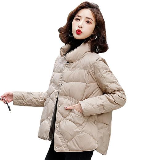 丁摩 轻薄羽绒服女款高端短款白鸭绒韩版女装3ZF-F3025 商品图4