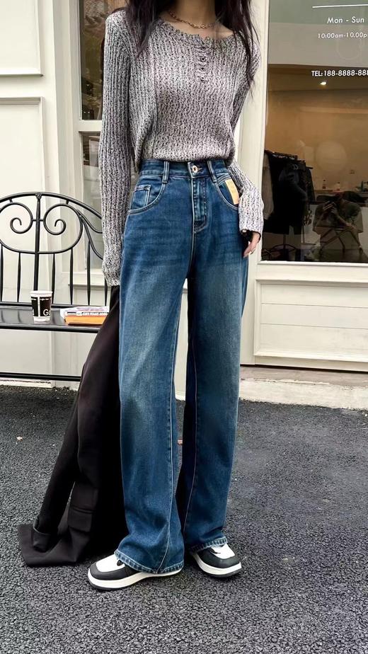 女牛仔直筒裤21972 商品图0