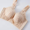 都市丽人舒软挺塑蜜桃杯塑身内衣女蕾丝ABC杯5/8杯调整型文胸无钢圈C杯树脂胶圈五排扣LJ41A1 商品缩略图6