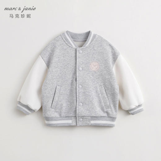 马克珍妮女童学院风外套儿童超舒棉元气棒球服上衣春款新品240059 商品图1