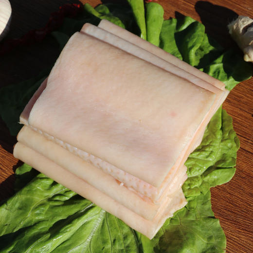 【3份包邮】安心猪皮   粮食喂养  急冻锁鲜  满口肉香  胶原蛋白  安心猪肉   猪皮  1斤 商品图10