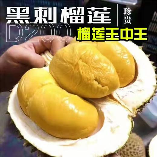 马来西亚D200黑刺榴莲钻级双A果【下单需提前联系客服咨询是否现货】 商品图5