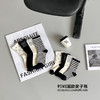 24.9/四双装【冬日保暖！亲肤棉质】儿童袜子韩版秋冬新款男童女童，潮袜中大童棉袜黑白条纹儿童中筒袜，简约而不失个性 兼具舒适性和时尚感 商品缩略图10