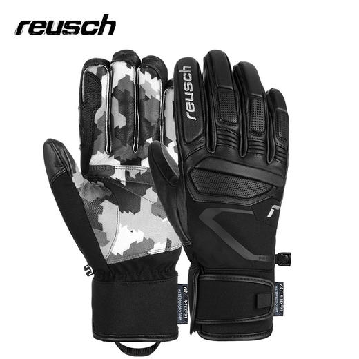 Reusch冠军联名马尔科施瓦茨款防风透气保温真皮滑雪手套6201112 商品图4