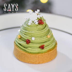 抹茶草莓圣诞小挞 