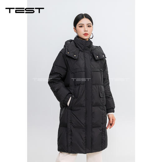 冬上新时尚气质温暖舒适长羽绒服2234118 商品图0