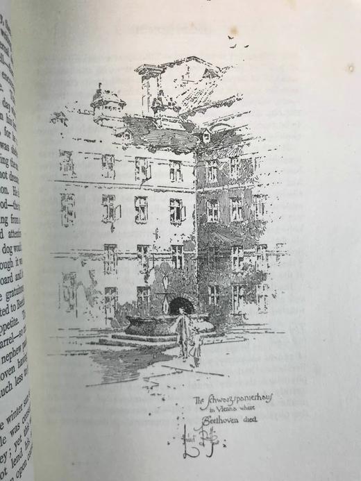 1903年 贝多芬传 14幅插图 漆布精装32开 商品图7