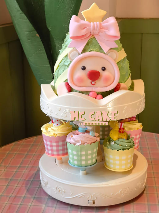 loopy圣诞树上下版转转机（下面6个纸杯版）【只有下面可以转】 商品图0