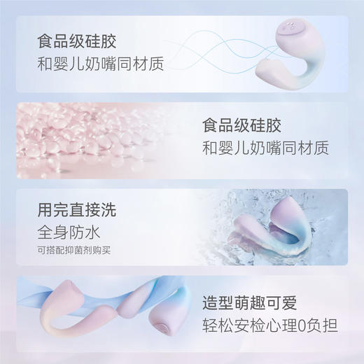 【摇摆入体 持续高潮】大人糖-水漫波 震动棒 商品图1