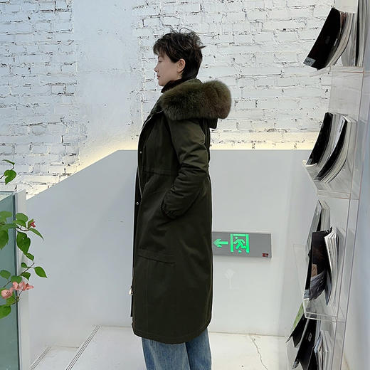 圣三利女装中长款派克服SL1941297 商品图1