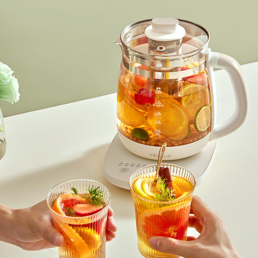 【小程序】小熊(Bear)养生壶全玻璃1.8升大容量智能煮茶器花茶壶 家用办公室多功能煮茶壶烧水壶 带滤网 YSH-C18Z5 商品图6