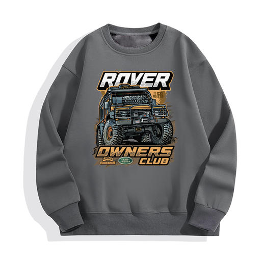 ROVER路虎卫士图案印花冬季男士抓绒套头卫衣国潮新品越野定制服 NMT-2083 商品图8