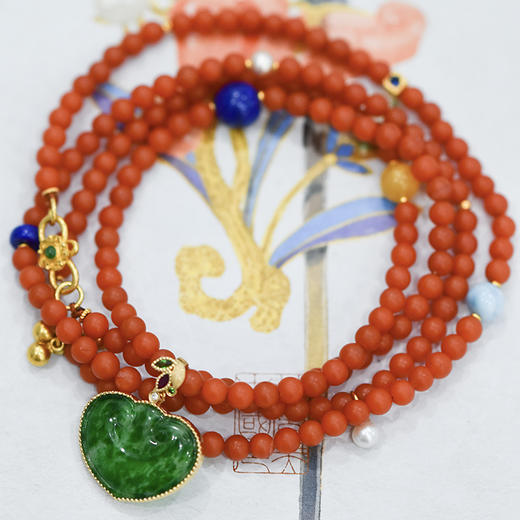 南红珠链手作长链三款（不含如意头） 商品图1